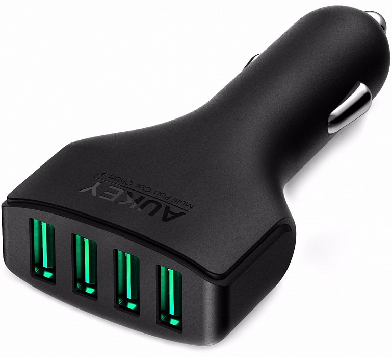 Автомобильное зарядное устройство Aukey Car Charger CC-01 (Black) купить в интернет-магазине icover