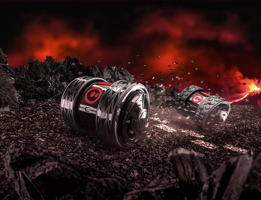 Радиоуправляемый робот Orbotix Sphero Ollie Darkside Robotic Ball (Black) купить в интернет-магазине icover