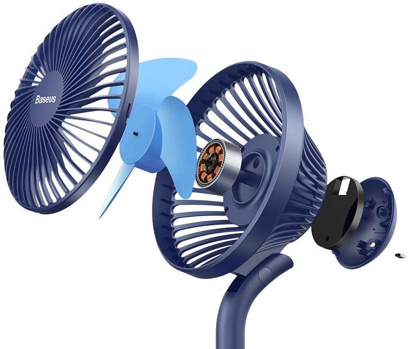 Настольный вентилятор Baseus Ocean Fan CXSEA-02 (Blue) купить в интернет-магазине icover