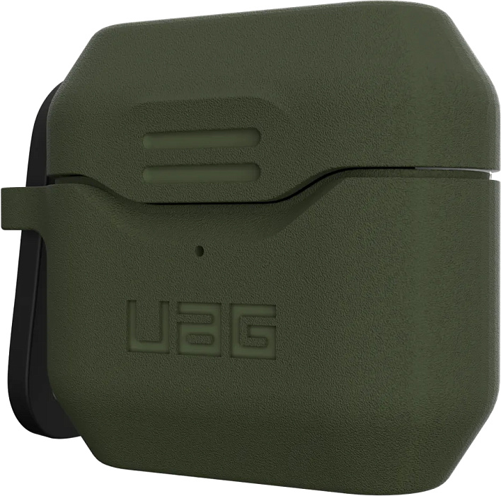 Чехол с карабином UAG Standard Issue Silicone_001 Case для AirPods 3 (Olive) купить в интернет-магазине icover
