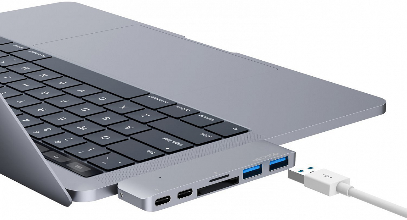 UCOUSO UC28A - USB-хаб (Space Grey) купить в интернет-магазине icover