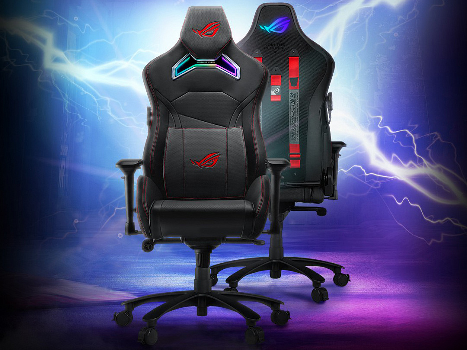 Игровое кресло Asus ROG Chariot RGB (90GC00E0-MSG010) купить в интернет-магазине icover