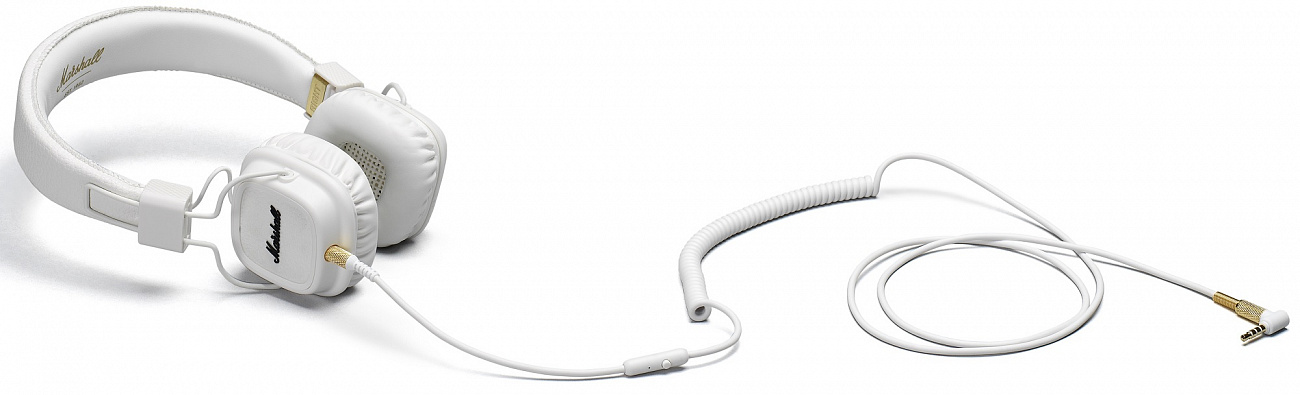 Накладные наушники Marshall Major II (White) купить в интернет-магазине icover