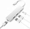 Мультипереходник Satechi Slim Aluminum Type-C Multi-Port Adapter 4K HDMI (Silver) купить в интернет-магазине icover