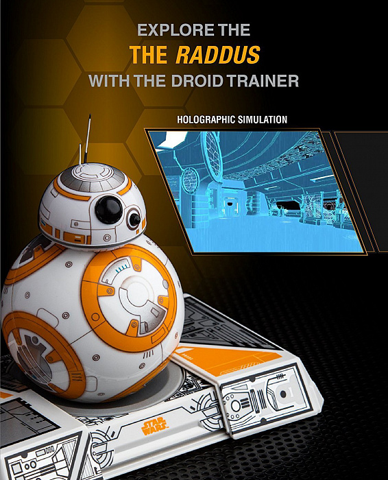 Интерактивная игрушка робот Sphero Star Wars BB-8 with Trainer R001TRW (White) купить в интернет-магазине icover