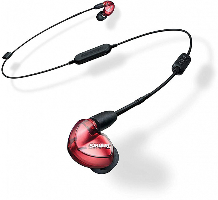 Bluetooth-наушники с микрофоном Shure SE535LTD+BT1 (Red) купить в интернет-магазине icover