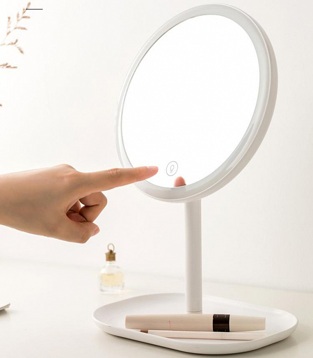 Зеркало косметическое настольное Xiaomi Jordan Judy LED Makeup Mirror (NV529) с подсветкой (White) купить в интернет-магазине icover
