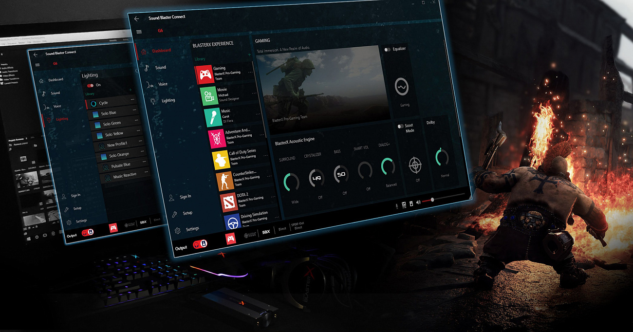 Внешняя звуковая карта Creative Sound BlasterX G6 (Black) купить в интернет-магазине icover