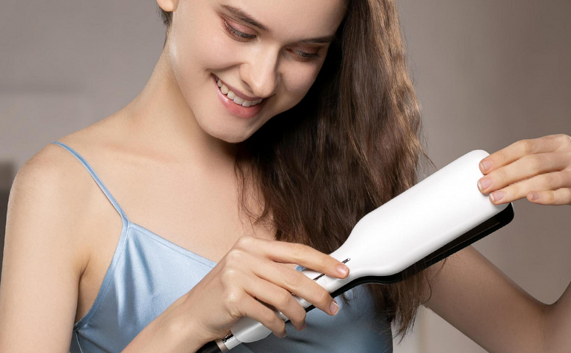 Плойка для волос Enchen Enrollor Pro (Marble White) купить в интернет-магазине icover