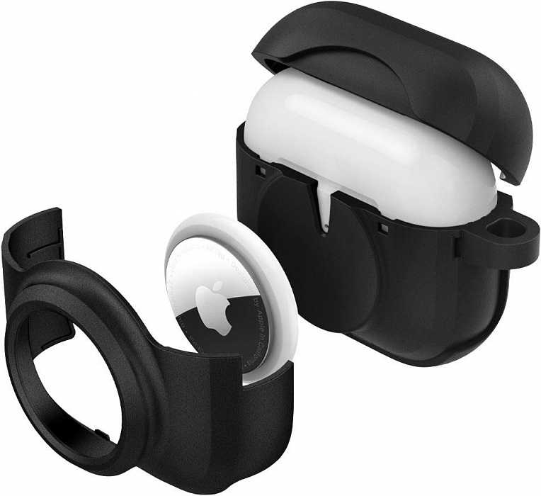 Чехол Spigen Tag Armor Duo (ACS03168) для AirPods 3 (Black) купить в интернет-магазине icover