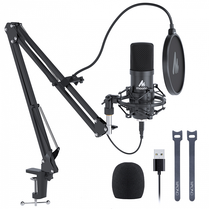 Микрофонный комплект Maono AU-A04 (Black) купить в интернет-магазине icover
