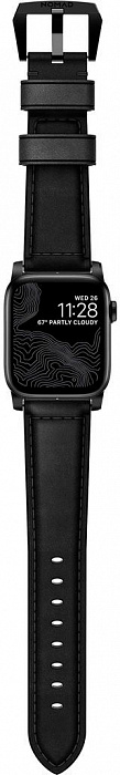 Ремешок Nomad Traditional Strap (NM1A41BT00) для Apple Watch Series SE/6/2/3/4 42/44 mm (Black) купить в интернет-магазине icover