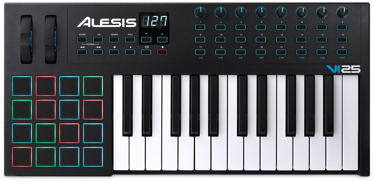 Миди-клавиатура Alesis VI25 (Black) купить в интернет-магазине icover