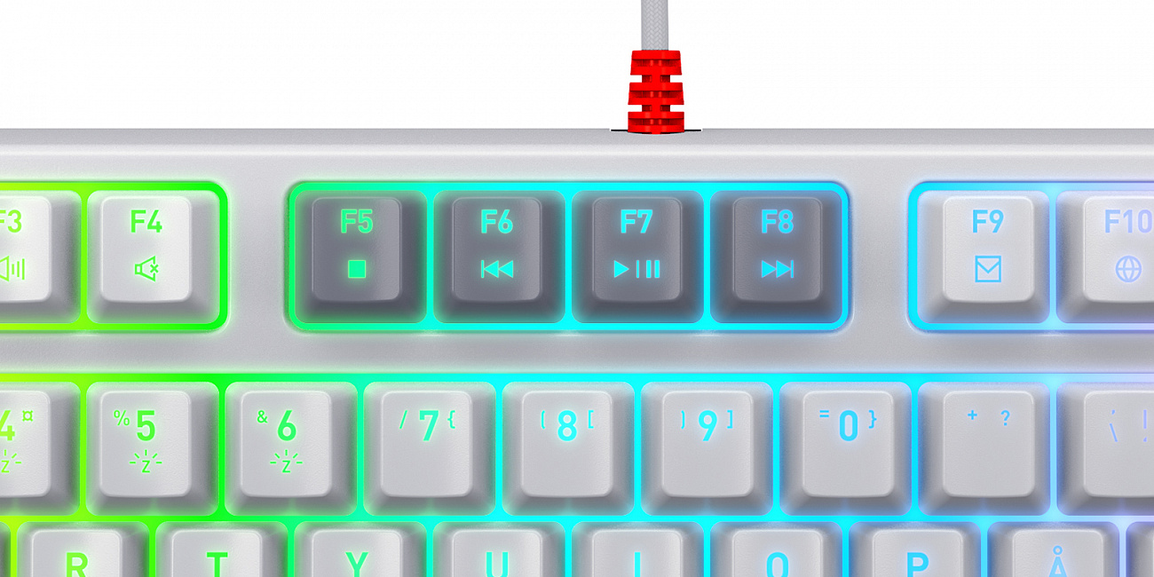 Игровая клавиатура Xtrfy K4 RGB Tenkeyless (Retro) купить в интернет-магазине icover