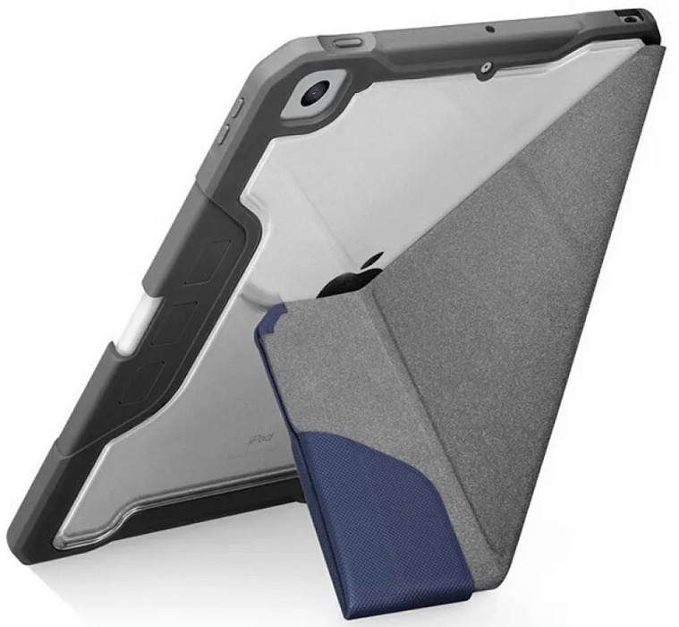 Чехол-книжка Uniq Trexa Anti-microbial для iPad 10.2" 2019/2020 (Blue) купить в интернет-магазине icover