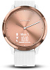 Умные часы Garmin Vivomove HR Sport S/M 010-01850-22 (Rose Gold/White) купить в интернет-магазине icover
