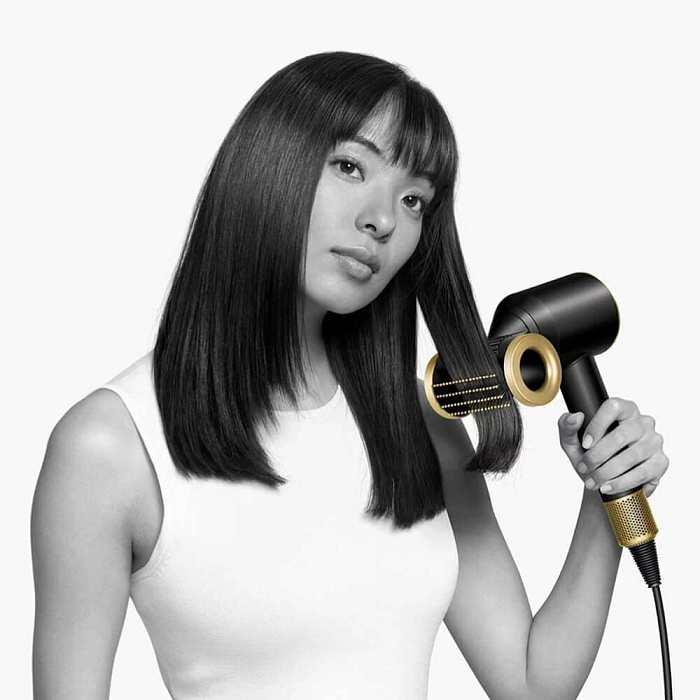 Фен с кейсом Dyson Supersonic HD15 HK (3-pin) 504501-01 (Gold/Onyx) купить в интернет-магазине icover