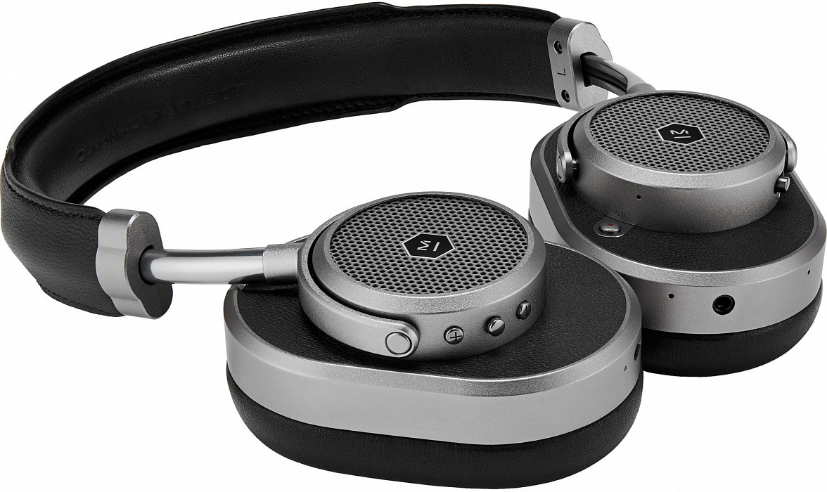 Bluetooth-наушники с микрофоном Master&Dynamic MW65 ANC (Gunmetal/Black Leather) купить в интернет-магазине icover