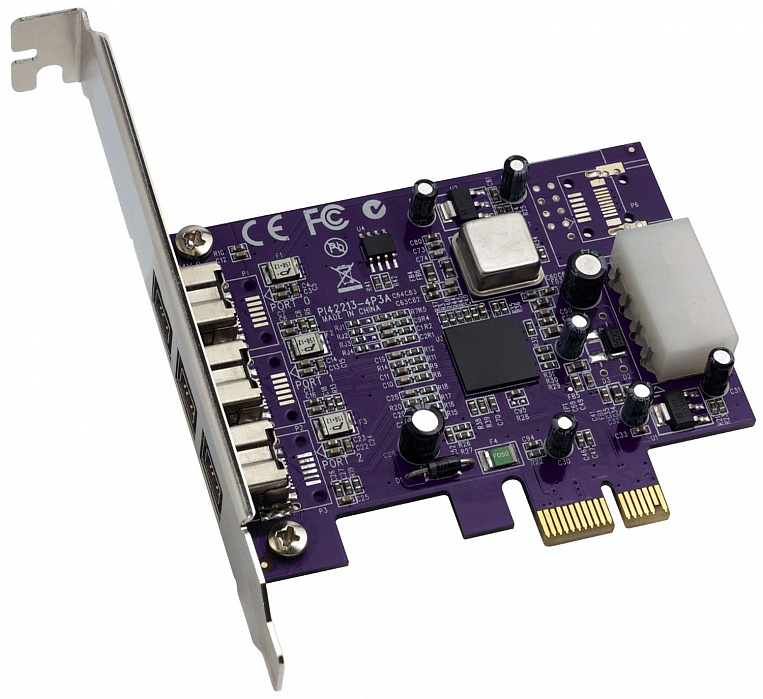 Sonnet Allegro FireWire 800 PCIe Card (FW800-E) - контроллер PCIe купить в интернет-магазине icover