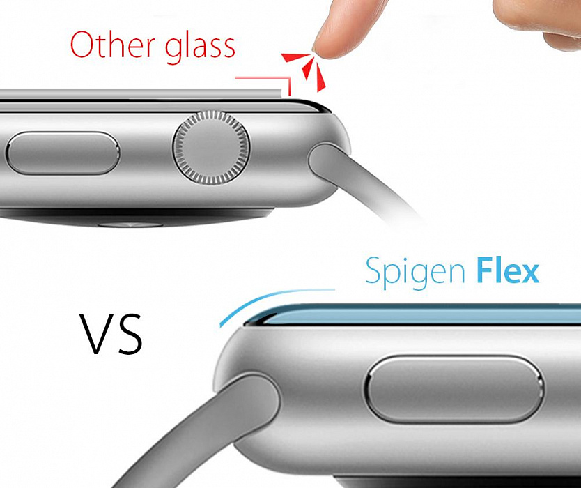 Защитная пленка Spigen Neo Flex (062FL25574) для Apple Watch series SE/6/4 44mm (Clear) купить в интернет-магазине icover