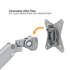 Кронштейн Ridberg Monitor Arm LDT62 Dual LDT62-C024 (White) купить в интернет-магазине icover