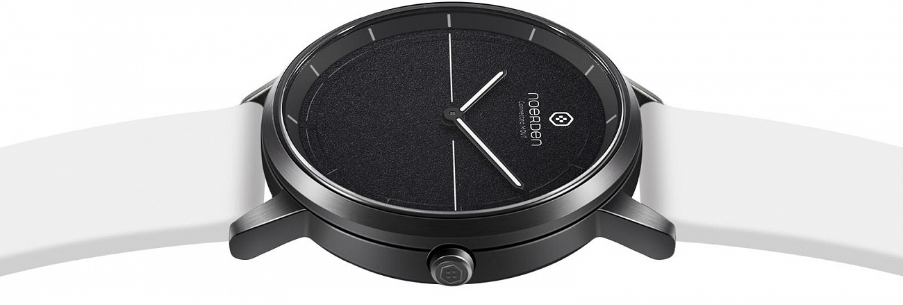 Гибридные смарт-часы Noerden MATE2 (White/Black) купить в интернет-магазине icover