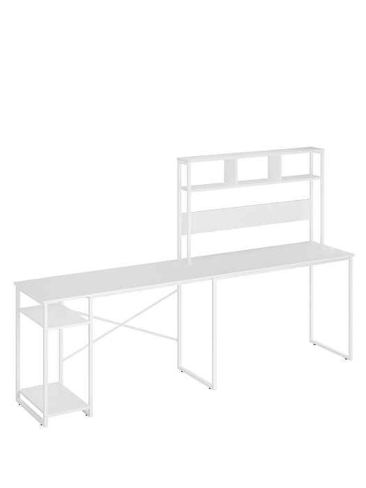 Стол компьютерный угловой лофт Ridberg ALASKA (White) купить в интернет-магазине icover