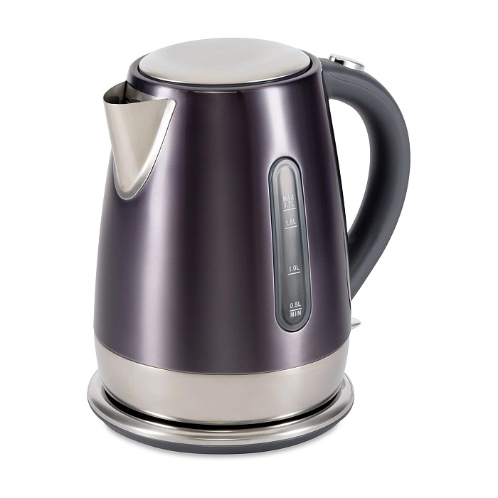Чайник электрический Hyundai HYK-S7777 1.7 л 2200 Вт (Graphite/Silver) купить в интернет-магазине icover