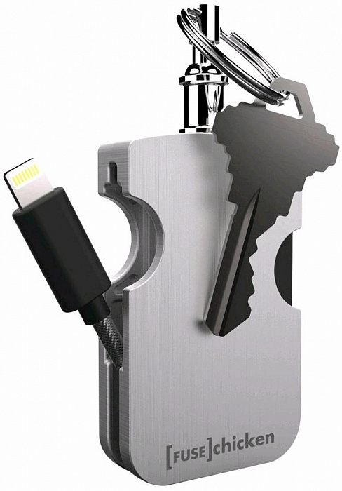 FuseChicken Armour Travel - кабель USB-Lightning (Silver) купить в интернет-магазине icover