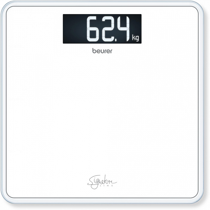 Весы напольные электронные Beurer GS400 Signature Line (White) купить в интернет-магазине icover