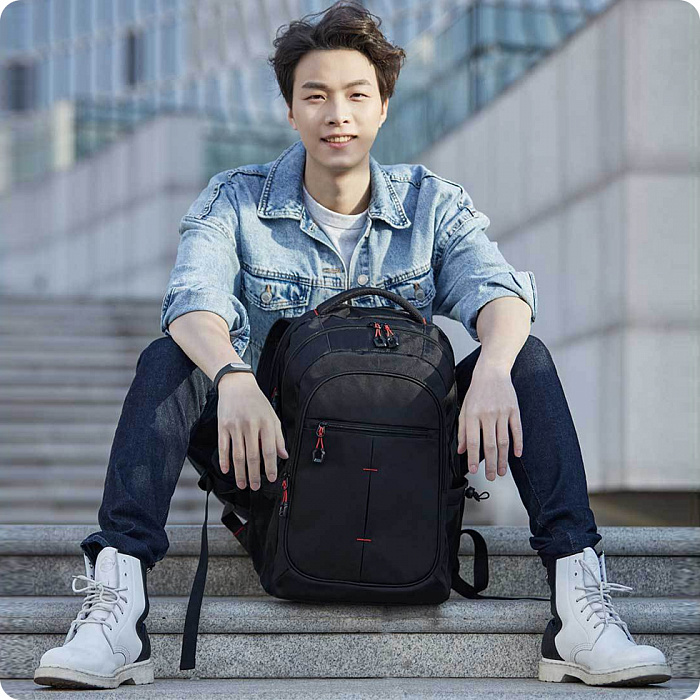 Рюкзак Xiaomi UREVO Large Capacity Multi-Functional для ноутбука 15" (Black) купить в интернет-магазине icover