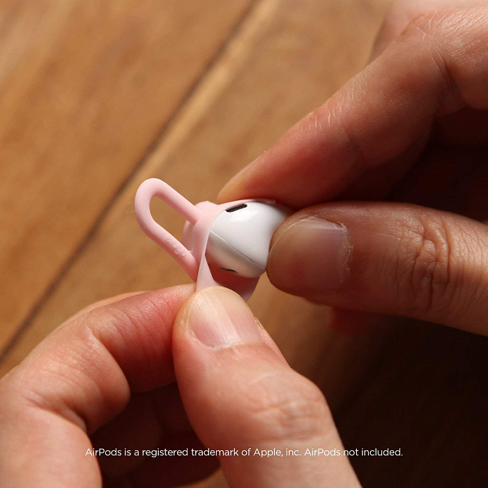Держатель Elago Earhooks (EAP-PAD-LPK) для наушников Apple AirPods (Pink) купить в интернет-магазине icover