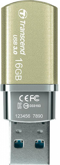 Флеш-накопитель Transcend JetFlash 820 16Gb, USB 3.0 TS16GJF820G (Gold) купить в интернет-магазине icover