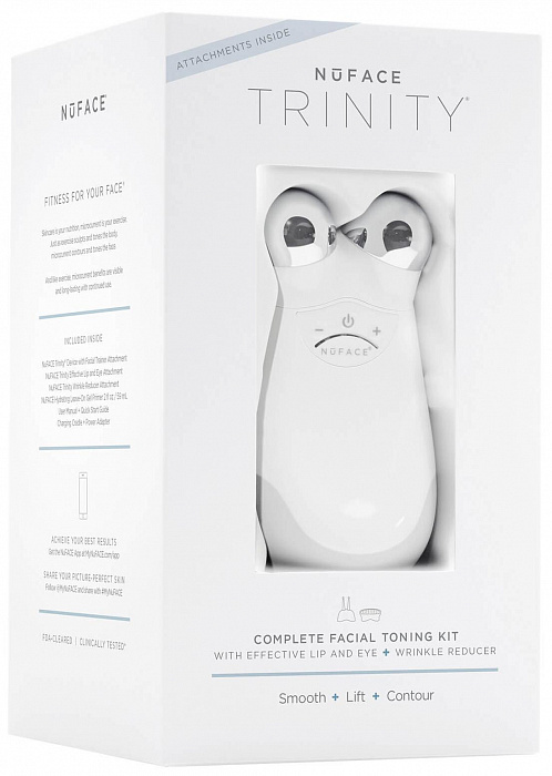 Аппарат для повышения тонуса лица NuFace Trinity All-In-One (White) купить в интернет-магазине icover