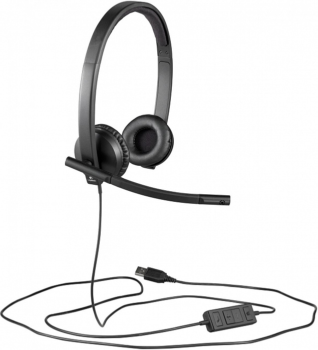 Наушники с микрофоном Logitech H570e 981-000575 (Black) купить в интернет-магазине icover