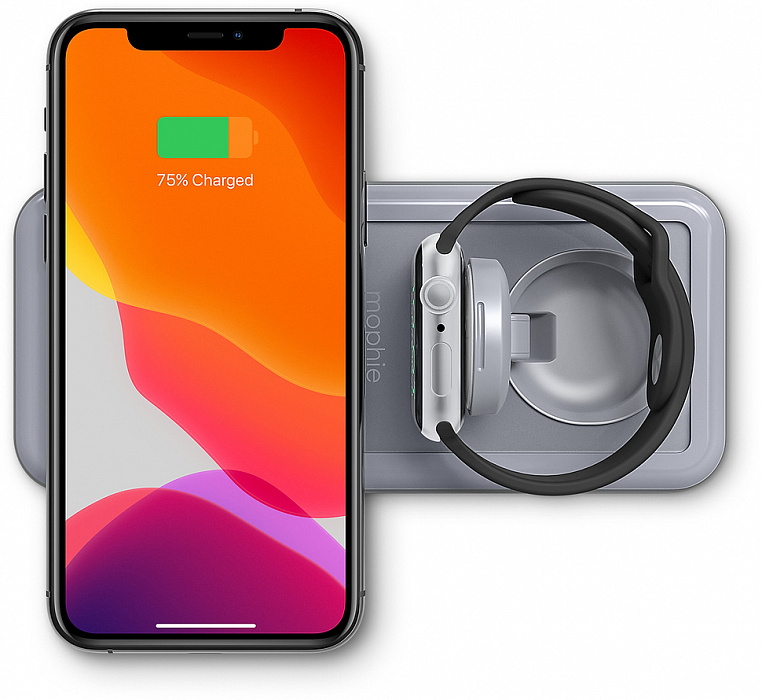 Универсальное зарядное устройство Mophie Powerstation All-In-One 401105768 (Gray) купить в интернет-магазине icover