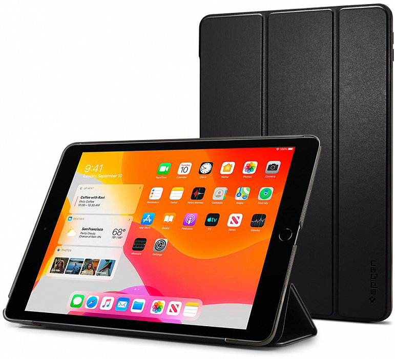 Чехол Spigen Smart Fold (ACS00373) для iPad 10.2" (Black) купить в интернет-магазине icover