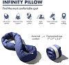 Подушка Huzi Infinity Pillow (Navy) купить в интернет-магазине icover