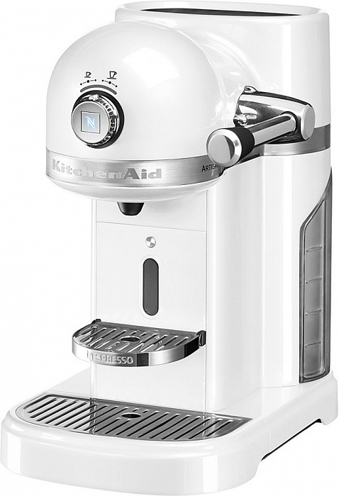 Капсульная кофемашина KitchenAid Artisan Nespresso 5KES0503EFP (Frost Pearl) купить в интернет-магазине icover