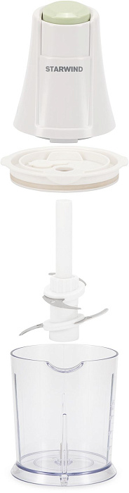 Измельчитель электрический Starwind SCP1010 0.36л. 250Вт (White/Green) купить в интернет-магазине icover