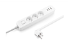 Сетевой фильтр Xiaomi Mi Power Strip Global 3xUSB XMCXB04QM (White) купить в интернет-магазине icover