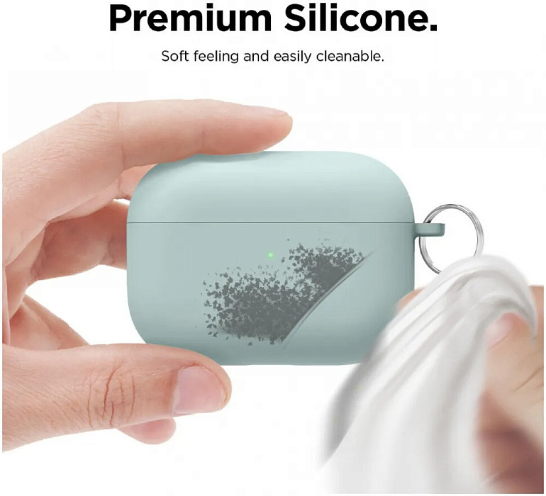 Чехол Elago Liquid Hang Case (EAPPRH-HANG-MT) для AirPods Pro (Mint) купить в интернет-магазине icover