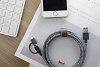 Native Union Belt Cable Twin Head (BELT-UL-ZEB) - зарядный кабель Apple Lightning (Zebra) купить в интернет-магазине icover