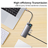 Хаб Baseus Metal Gleam (WKWG040013) 7-in-1 Multifunctional Type-C HUB Docking Station (Gray) купить в интернет-магазине icover