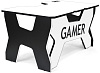 Геймерский стол Generic Comfort Gamer2 (Black/White) купить в интернет-магазине icover