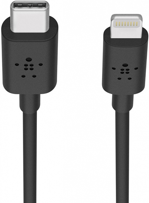 Кабель для iPod, iPhone, iPad Belkin Boost Charge USB-C/Lightning 1.2m F8J239bt04-BLK (Black) купить в интернет-магазине icover