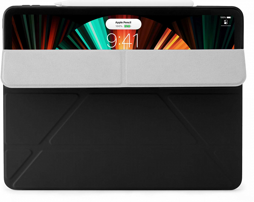 Чехол Pipetto Origami (PI39-49-R) для iPad Pro 12.9" 2018-2021 (Black) купить в интернет-магазине icover