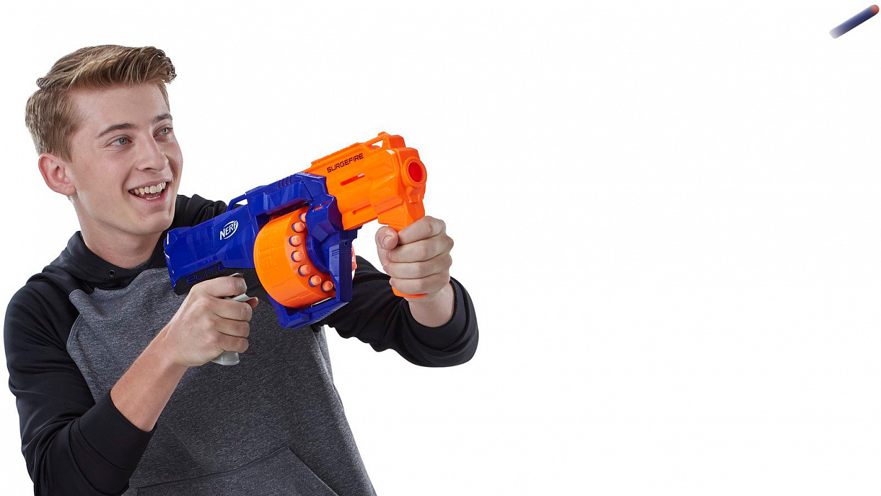 Бластер Hasbro Nerf N-Strike Elite SurgeFire (E0011) купить в интернет-магазине icover