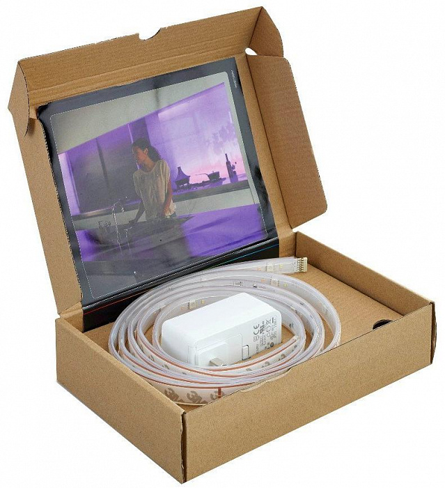 Умная светодиодная лента Philips Hue White and Color Ambiance LightStrips Plus 2 метра купить в интернет-магазине icover