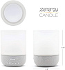 Лампа iHome Zenergy Meditative Light & Sound Therapy Candle iZM100GFTB (Silver) купить в интернет-магазине icover